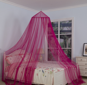 Girls Bed Canopy Curtains Hanging Umbrella Mosquito Nets for Double Bed