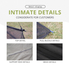 Outdoor trapezoidal mosquito net for double windproof and insect proof camping and hiking picnic