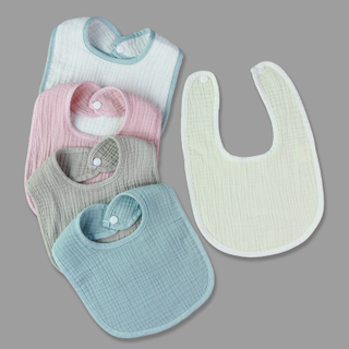 Shoulder Drool Cloths 100% Organic Cotton With Absorbent Terry Towel Backing Baby Unisex Baby Cotton Bibs