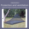 Outdoor trapezoidal mosquito net for double windproof and insect proof camping and hiking picnic