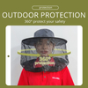 Outdoor Mosquito Repellent Hat Black