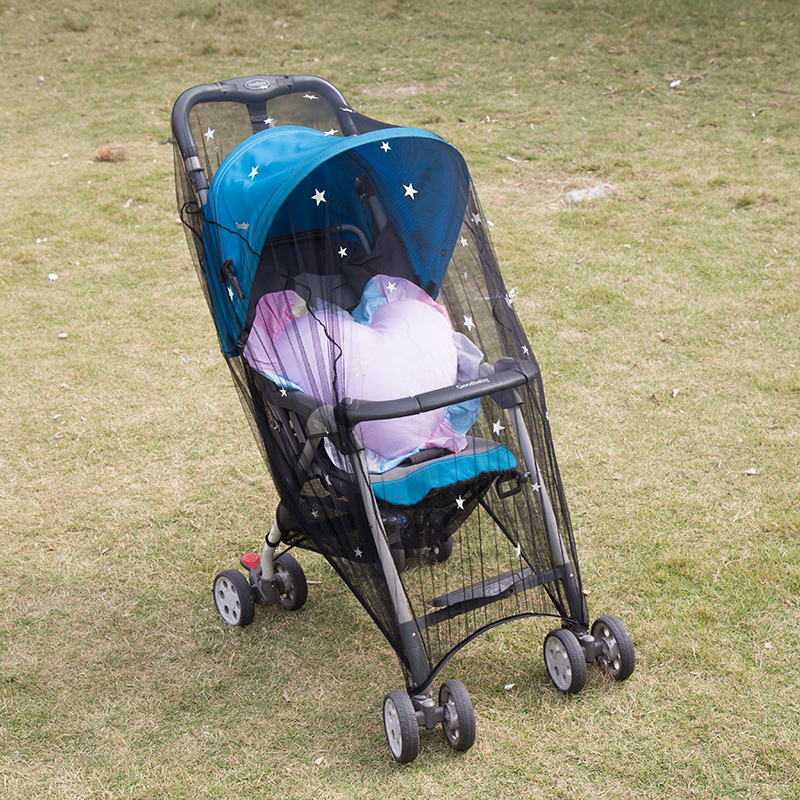 Soft Friendly To Babies Anti-insects Stars Baby Car Stroller Net Portable Mosquito Nets