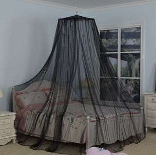 Amazon Top Seller 2019 King Size 100% Polyester Hanging Dome Round Canopy Treated Folding Mosquito Net For Double Bed