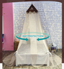Bear pattern Child bed conical mosquito net convenience to set up Large space Room decoration gift