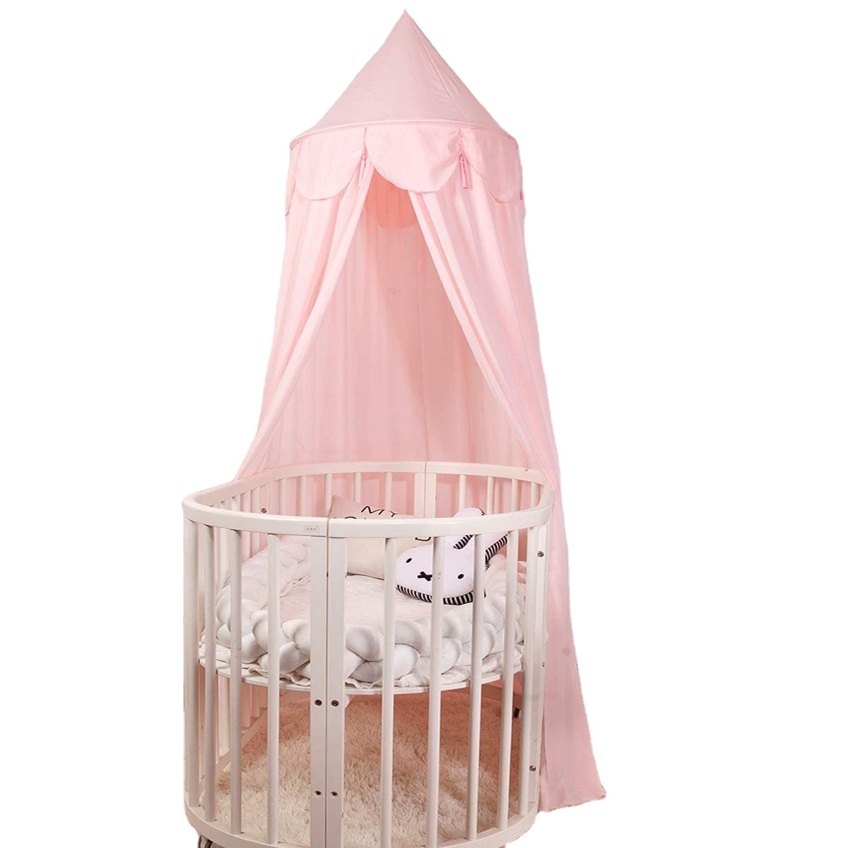 Soft Baby Crib Cover Bed Canopy Children Play Tent Reading Corner Mosquito Net Camping Full Travel Outdoor Folded Circular LLIN