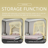Telescopic Folded Bracket Wave Palace Mosquito Net for Bed