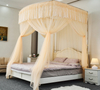 Lift Telescopic Folded Up Three Gate Palace Mosquito Net