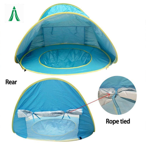 OUTDOOR BEACH SUNSHADE TENT,POP UP BEACH TENT