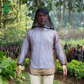 Outdoor Mosquito Netting Body Suits With Head