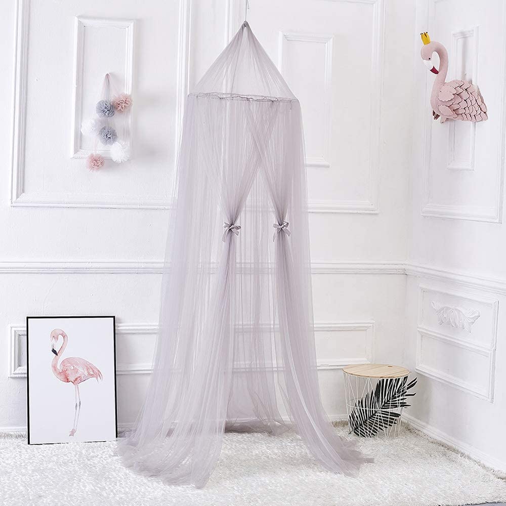 Popular Round Dome Tent Bed Canopy Bedroom Girls Hanging Mosquito Nets