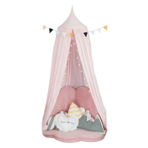 Children's Tent Ceiling Bed Curtain Indoor Princess Game House Cotton Hanging Book Reading Corner Nordic Home Decoration