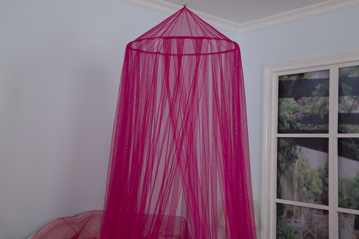 Elegant Red Exotic Hanging Mosquito Nets Conical Home Bed Canopies