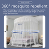 Lift Telescopic Folded Up Three Gate Palace Mosquito Net