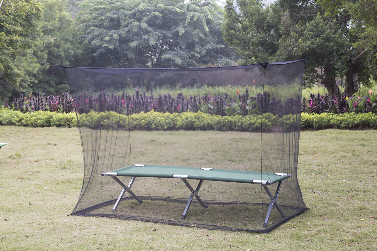 Rectangular Outdoor Insects Square Mosquito Net Tent With Border
