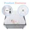 Pop-up Unisex Infant Crib Tent Baby Bed Canopy Netting Cover Mosquito Net For Baby